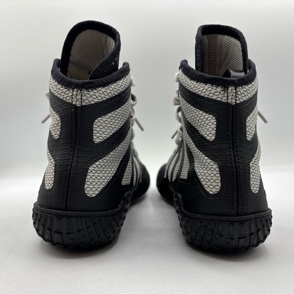adidas Adizero Varner Wrestling Shoes FW1013 5.5 Black/Silver Men’s Lightweight - Picture 3 of 16